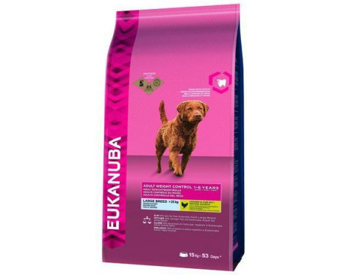 EUKANUBA Adult Weight Control Large Breed 15kg