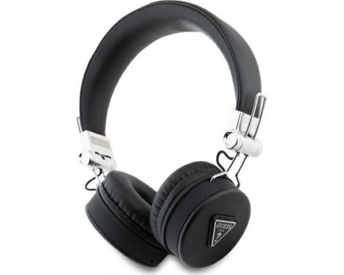 Guess ENC GUBH70PGTSPSK on-ear headphones black/black Grained Classic Round Shape