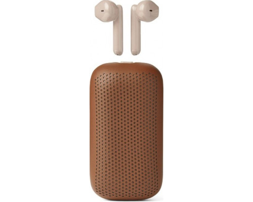 Lexon Lexon Speakerbuds Wireless Bluetooth Speaker Headphones Brown/Camel LA127C