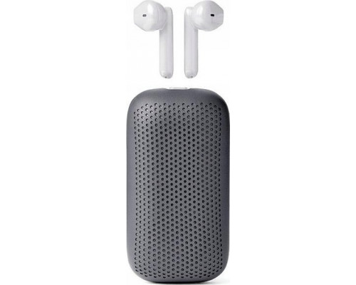 Lexon Lexon Speakerbuds Wireless Bluetooth Speaker Headphones Gray/Grey LA127G