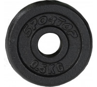 Sportop load cast iron 0,5 kg fi26
