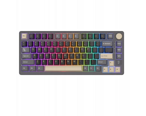 Royal Kludge RK M75 RGB Phantom belaidė klaviatūra | 75%, Hot-swap, Brown switches, US
