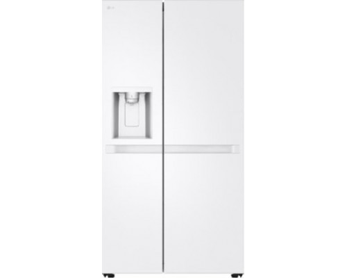 LG Refrigerator | GSLC40SWPE | Energy efficiency class E | Free standing | Side by side | Height 179 cm | Fridge net capacity 417 L | Freezer net capacity 221 L | Display | 36 dB | White