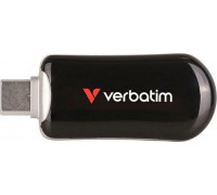 Pendrive Verbatim Plectra 256GB USB-C     black/black 30226