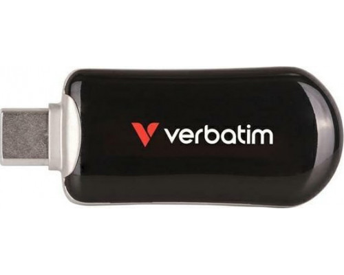 Pendrive Verbatim Plectra 256GB USB-C     black/black 30226
