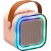 Zestaw do karaoke 2 mikrofony + głośnik portable BLUETOOTH USB LED rose Kik sp. z o.o. sp. k.