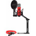Rode NT1 Signature czerwony + kabel XLR + statyw biurkowy (BUROINT1RD)