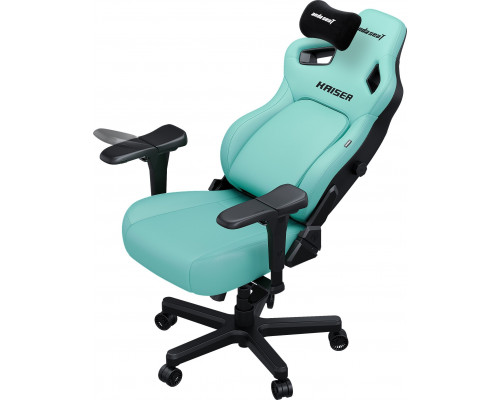 Gaming Kaiser 4 L Anda Seat skórzany green