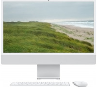 APPLE iMac Z1K1 59,62cm 23,5Zoll Standardglas M4 10C CPU/10C GPU/16C N.E. 24GB 1TB SSD Gbit Eth MM NumKey TID DE Silber