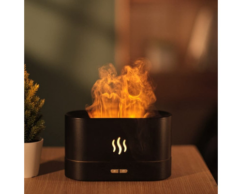 PLATINET FLAME AROMA DIFFUSER HUMIDIFIER NAWILŻACZ POWIETRZA 180ML 4,5W BLACK [46109]