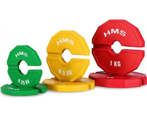 TSN UZLIKU DISKU KOMPLEKTS 2 x 0.25 - 1 KG (3.5 KG) HMS  