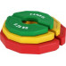 TSN UZLIKU DISKU KOMPLEKTS 2 x 0.25 - 1 KG (3.5 KG) HMS  
