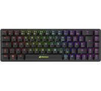 Sharkoon PureWriter W65 Black, RGB, 2.4 GHz wireless connection, Kailh Brown