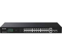 Switch  Tenda TEG1128P-24-250W 26x1GbE 2xSFP PoE