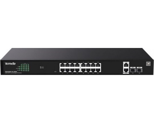 Switch  Tenda TEG2220P-16-250W 18GE+2SFP PoE 250W