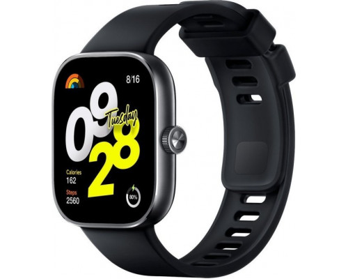 Redmi Watch 4 | Smart watch | GPS (satellite) | AMOLED | 1.97" | Waterproof | UNPACKED | Obsidian Black