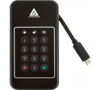 Apricorn Aegis NVX 1 TB USB Type-C 3.2 Gen 1 (3.1 Gen 1) Black