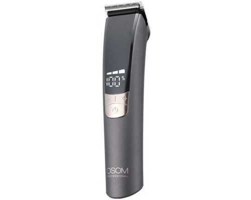Profesionali plaukų kirpimo mašinėlė OSOM Professional PRIME Cordless Hair Clipper OSOMP01GBL, juodos spalvos