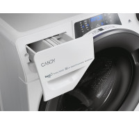 Candy Washing Machine with Dryer | RPW 41066BWMR8-S | Energy efficiency class A/D | Front loading | Washing capacity 10 kg | 1400 RPM | Depth 58 cm | Width 60 cm | Display | Digit | Drying system | Drying capacity 6 kg | Steam function | White