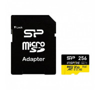 silicon power SD  pamięci microSDXC Inspire 256GB UHS-I U3 A2 V30 4K TLC