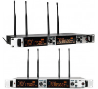 DNA PSV 2 mikrofon bezprzewodowy 2x nadajnik doręczny system nagłośnienia UHF 518-542 MHz