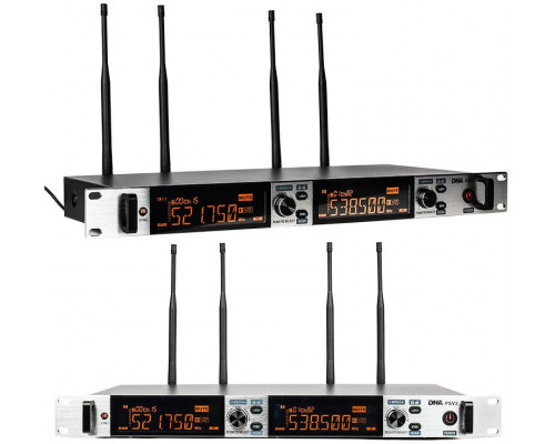 DNA PSV 2 mikrofon bezprzewodowy 2x nadajnik doręczny system nagłośnienia UHF 518-542 MHz