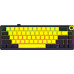 LORGAR KBP70MW, Wireless 65% Mechanical Gaming Keyboard Pro, Black/yellow, EN layout
