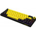 LORGAR KBP70MW, Wireless 65% Mechanical Gaming Keyboard Pro, Black/yellow, EN layout