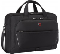 WENGER Meteor Brief 40,64cm 16Zoll - 43,18cm 17Zoll Laptop Briefcase with Tablet Pocket Black