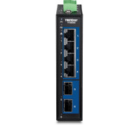 TRENDnet 6-Port Industrial 2.5G DIN-Rail Switch with 10G SFP