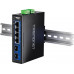 TRENDnet 6-Port Industrial 2.5G DIN-Rail Switch with 10G SFP