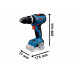 GSB18V-65 AKUM.WKR.UD 2xGBA18V 2.0A L-C