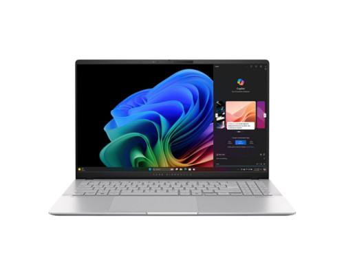 Laptop Asus Asus Vivobook S S5507QA-MA112W | Cool Silver | 15.6 " | OLED | 3K | 2880 x 1620 pixels | Glossy | Snapdragon X Elite | X1E 78 100 | 32 GB | LPDDR5X | Solid-state drive capacity 1000 GB | Qualcomm Adreno GPU | Windows 11 Home | 802.11be | 