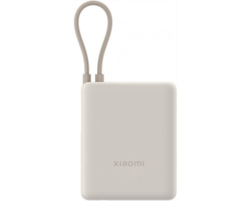 Xiaomi 33W Power Bank (Integrated Cable) | 10000 mAh | USB-C | Tan
