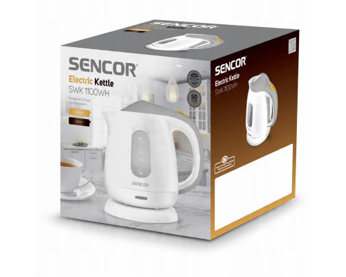 Sencor SWK 1100WH Elektriska tejkanna 1L 1100W