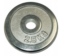Plate Chromowany do Gryfów Ćwiczeń KUBISPORT 2,5kg 25mm