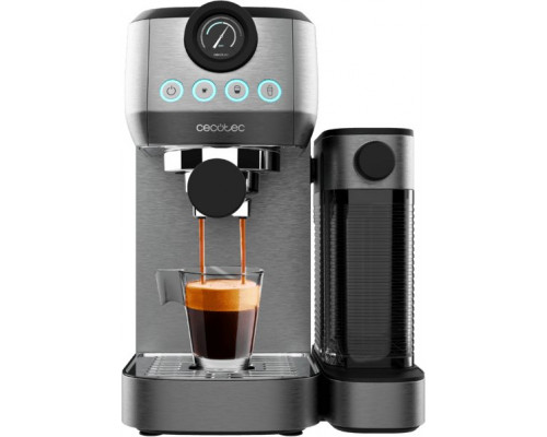 CECOTEC Cafetera PowerEspresso 20 Steel Pro Latte