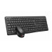 C-Tech C-TECH klawiatura z myszą WLKMC-04 Bezprzewodowy zestaw 2.4GHz CZ czarny