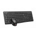 C-Tech C-TECH klawiatura z myszą WLKMC-04 Bezprzewodowy zestaw 2.4GHz CZ czarny