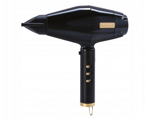 BaByliss FXBDB1E Pro 4Artists fén na vlasy, 2200 W, 3 teploty, 2 rychlosti, iontový generátor, černá