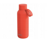 Quokka Solid With Strap - of steel stainlessj 510 ml with belt (Orange)