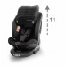 FOTELIK SAMOCHODOWY GOCAR od 40 do 135 cm BLACK GREY 5906601700699