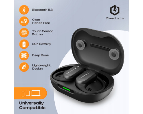 PowerLocus Bluetooth Headphones Open Ear Move