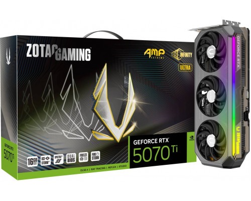 Zotac Gaming GeForce RTX 5070 Ti AMP Extreme INFINITY ULTRA 16GB GDDR7 DLSS4 (ZT-B50710BU-10P)