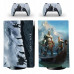Naklejki Naklejka Skórki na PlayStation 5 orawith  Pady Motyw God of War!