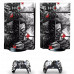 Naklejki Skórki na PlayStation 5 orawith  Pady Motyw Ghost of Tsushima