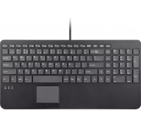 Perixx PERIBOARD-534 H DE Przewodowa klawiatura USB - z touchpadem i 2x hub