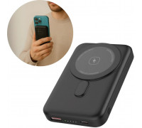 PLATINET POWER BANK 10000 mAh 20W PD 15W WIRELESS CHARGING MAGNETIC [46016]