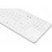 Gett GETT GCQ CleanType Prime Touch+ silikonowa z touchpadem z blokiem numerycznym z magnesami IP65 podświetlane klawisze USB Kolor: biały Układ: CH