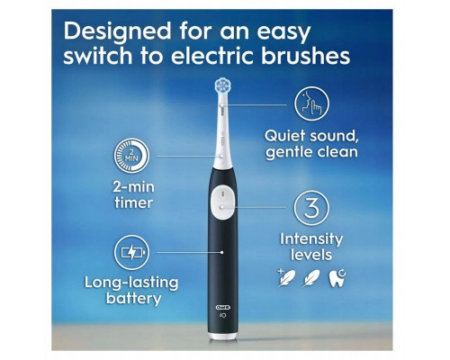 Oral-B Electric Toothbrush with Pressure sensor | iO2 | Rechargeable | For adults | Number of brush heads included 2 | Number of teeth brushing modes 3 | Forest Green